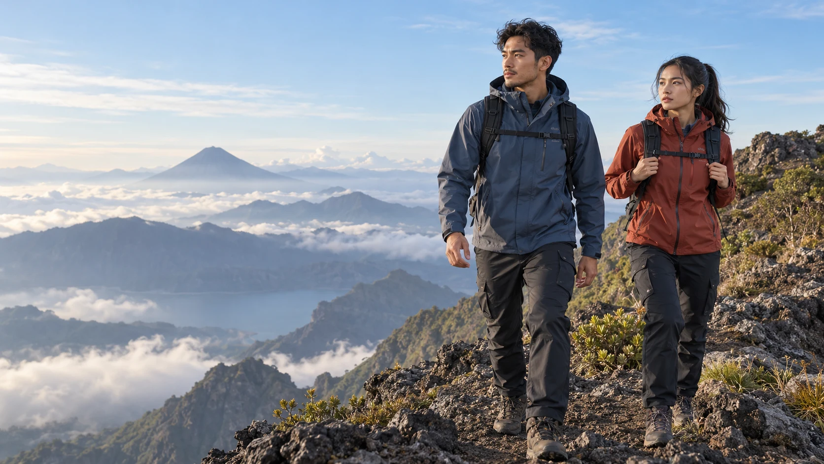 Kampanye generatif pendakian di pegunungan